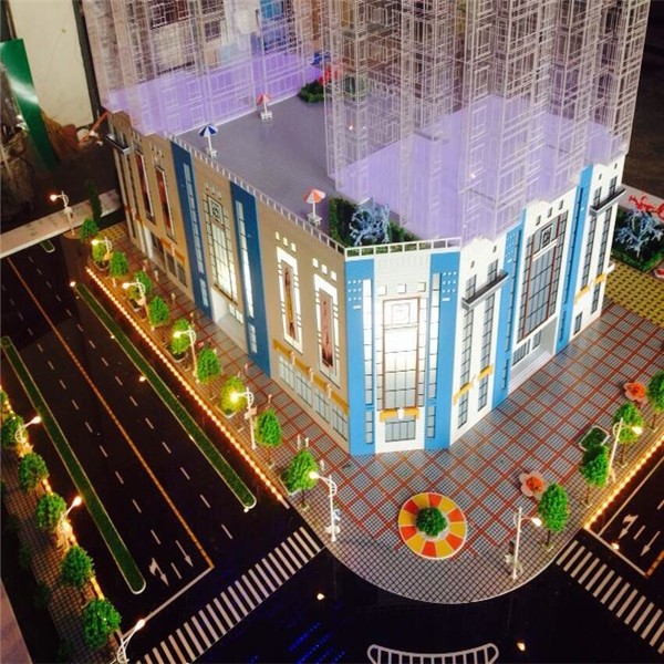 透明临潭楼盘模型