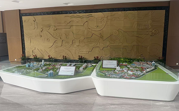 兰州理工大学校区全貌沙盘